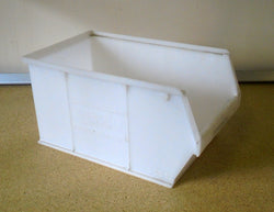 20x Used Size 5 WHITE Storage Bin 350x200x180mm H