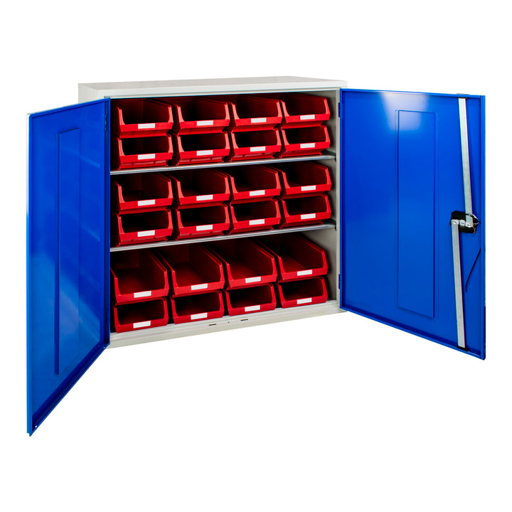 1000 x 1015 x 430mm Container Cabinet c/w 24 x TC4 Bins