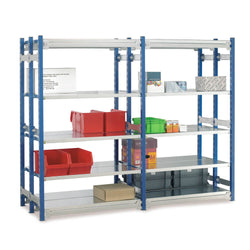 2000mm x 870mm x 290mm Toprax Standard Single Shelving Bay